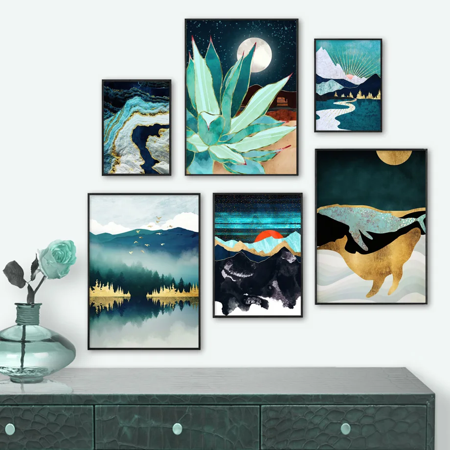 Mountain Sea Forest Cactus Abstract Landscape Wall Art Canvas Painting Nordic Posters Prints Wall Pictures For Living Room Decor
Mountain Sea Forest Cactus Abstract Landscape Wall Art Canvas Painting Nordic Posters Prints Wall Pictures For Living Room Decor