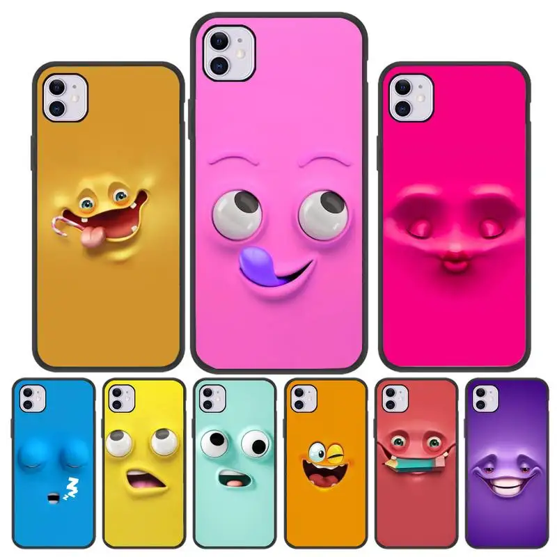Art 3D Funny Face Soft Shell Phone Case For IPhone 11 12 13 Pro XS Max 6 7 8 Plus 6S X XR Mini Black Cover Shell
Art 3D Funny Face Soft Shell Phone Case For IPhone 11 12 13 Pro XS Max 6 7 8 Plus 6S X XR Mini Black Cover Shell