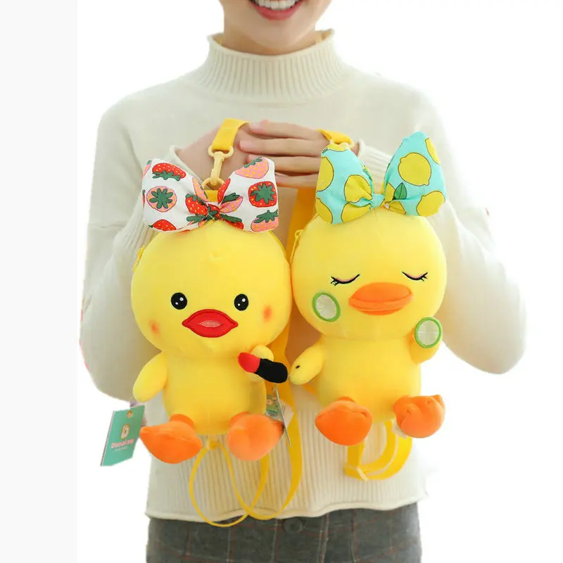 Makeup Yellow Duck Plushie Funny Stuffed Cartoon Animals Red Lips Ducks Bowtie Long lash Duck Doll Toy Cross body Bag for School
Makeup Yellow Duck Plushie Funny Stuffed Cartoon Animals Red Lips Ducks Bowtie Long lash Duck Doll Toy Cross body Bag for School