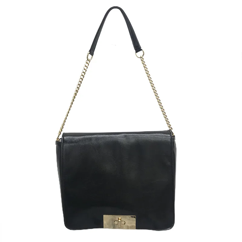 2021 new simple fashion big metal buckle shoulder bag bright face all-match fashion version of the armpit bag high-end fashion
2021 new simple fashion big metal buckle shoulder bag bright face all-match fashion version of the armpit bag high-end fashion