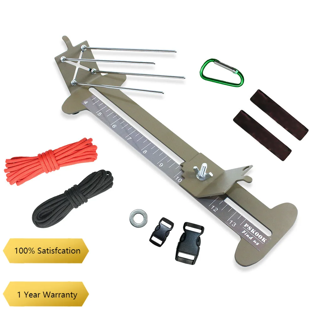 New Monkey Fist Jig and Paracord Jig Bracelet Maker Paracord Tool Kit Adjustable Metal Weaving DIY Craft Maker 4" to 13"
New Monkey Fist Jig and Paracord Jig Bracelet Maker Paracord Tool Kit Adjustable Metal Weaving DIY Craft Maker 4" to 13"