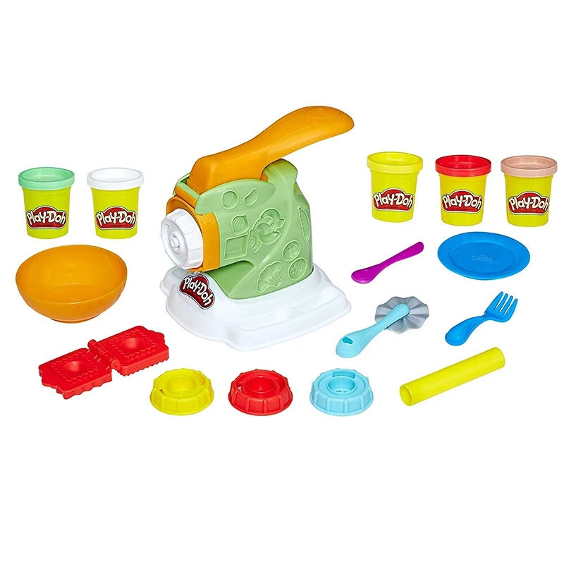 Dough Kitchen Creations Noodle Maker Play Dough Set Handmade DIY Noodle Machine Toy Kit with Dough and Molds for Kids
Dough Kitchen Creations Noodle Maker Play Dough Set Handmade DIY Noodle Machine Toy Kit with Dough and Molds for Kids