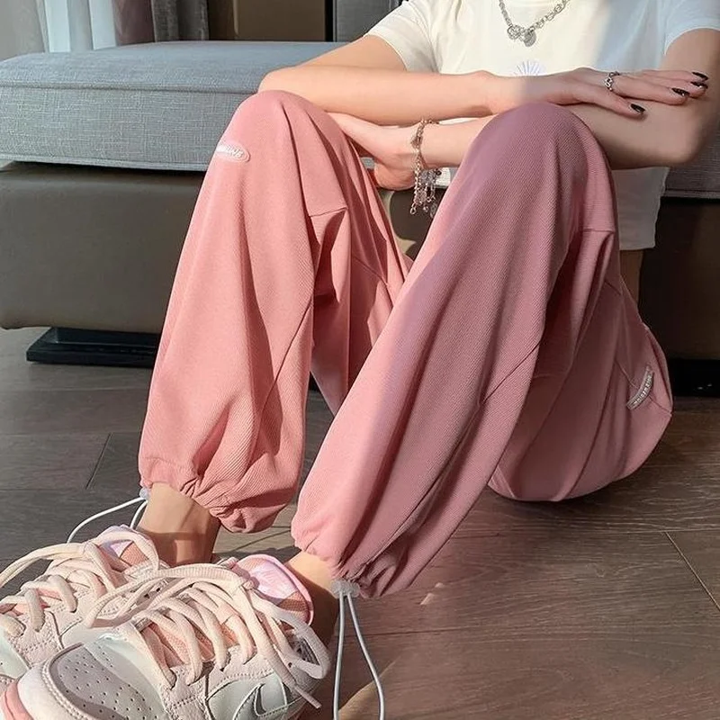 women Oversize Pink Joggers Sports Pants Baggy Women Harajuku Jogging Sweatpants Korean Style Wide Leg Trousers For Female
women Oversize Pink Joggers Sports Pants Baggy Women Harajuku Jogging Sweatpants Korean Style Wide Leg Trousers For Female