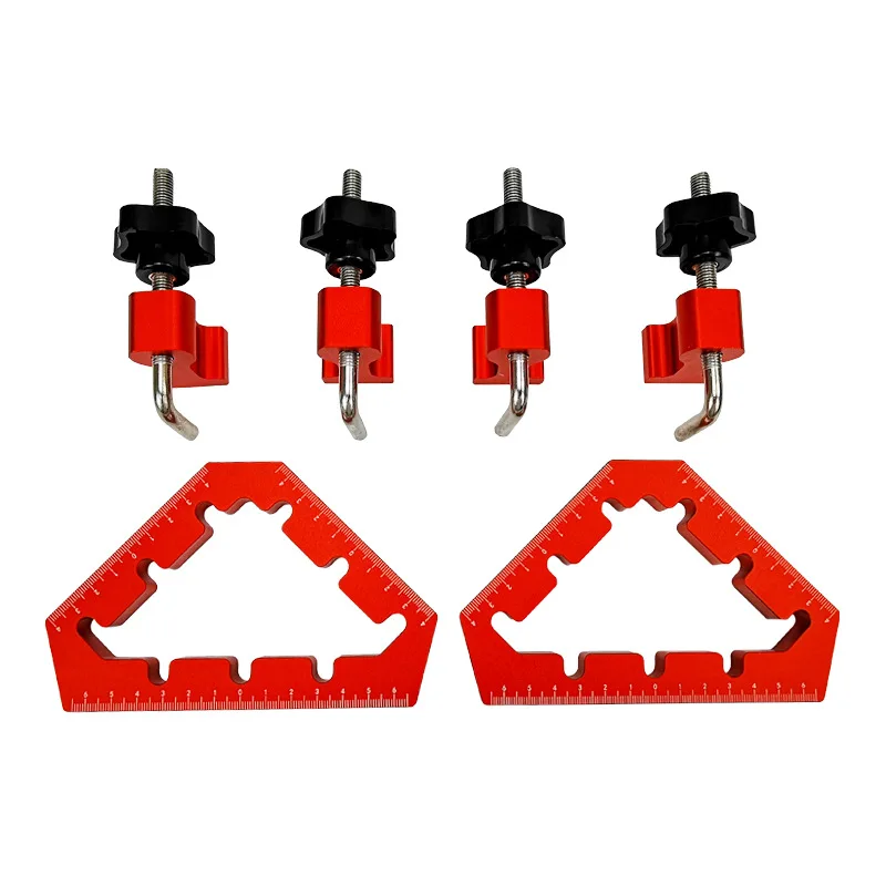 90/45 Degrees L-Shaped Auxiliary Fixture Splicing Board Positioning Panel Fixed Clip Carpenter's Square Ruler Woodworking Tools
90/45 Degrees L-Shaped Auxiliary Fixture Splicing Board Positioning Panel Fixed Clip Carpenter's Square Ruler Woodworking Tools