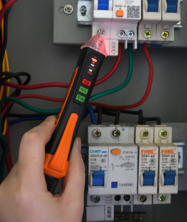 Non Contact Voltage Tester 48-1000V AC Voltage Detector Pen Circuit Tester Electric Indicator Wall Tool With Flashlight Beeper
Non Contact Voltage Tester 48-1000V AC Voltage Detector Pen Circuit Tester Electric Indicator Wall Tool With Flashlight Beeper