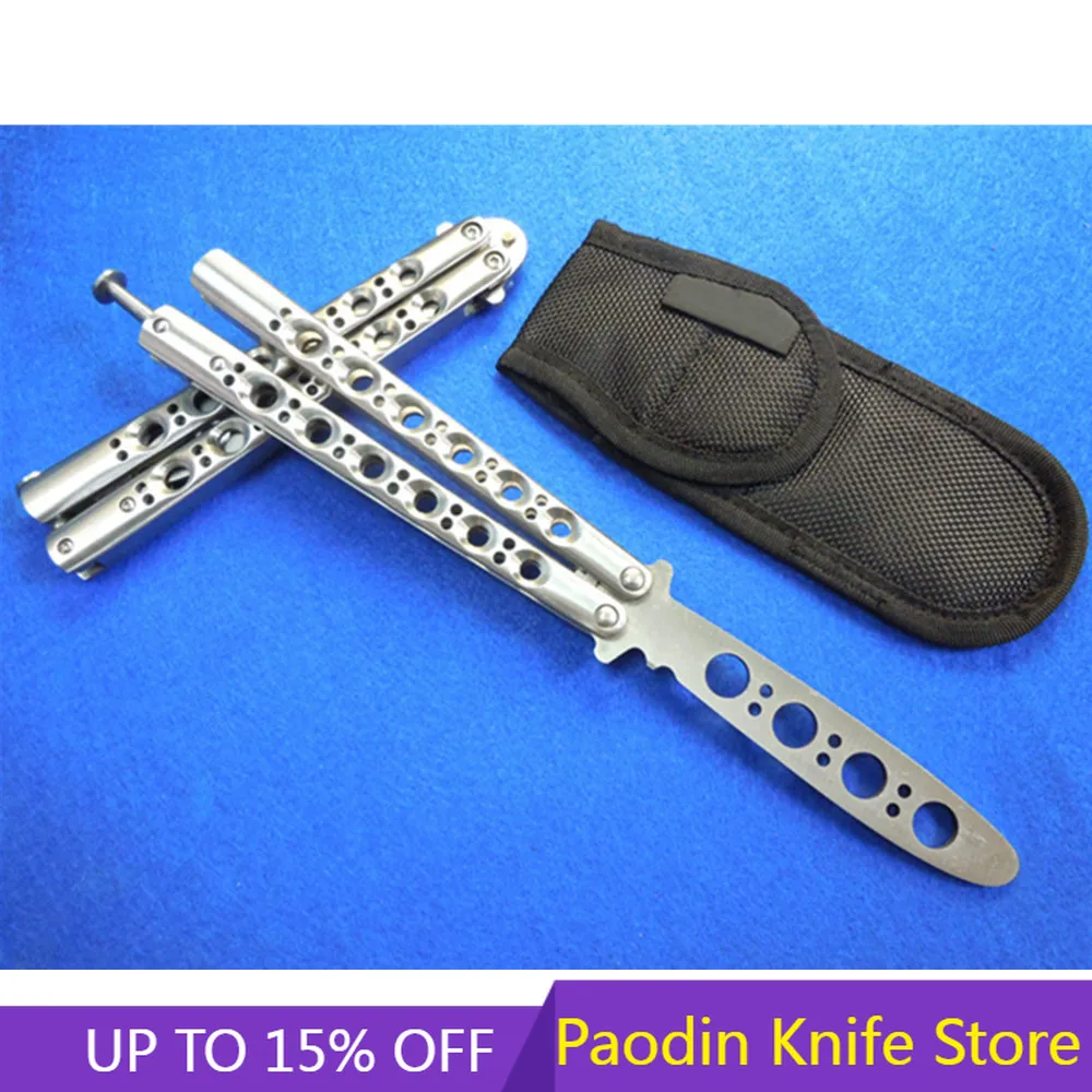 Theone Classic BM40 Butterfly Knife Trainer Bushings Channel Precision Cast steel Handle 440C Blade EDC Tactical Knife Gift
Theone Classic BM40 Butterfly Knife Trainer Bushings Channel Precision Cast steel Handle 440C Blade EDC Tactical Knife Gift