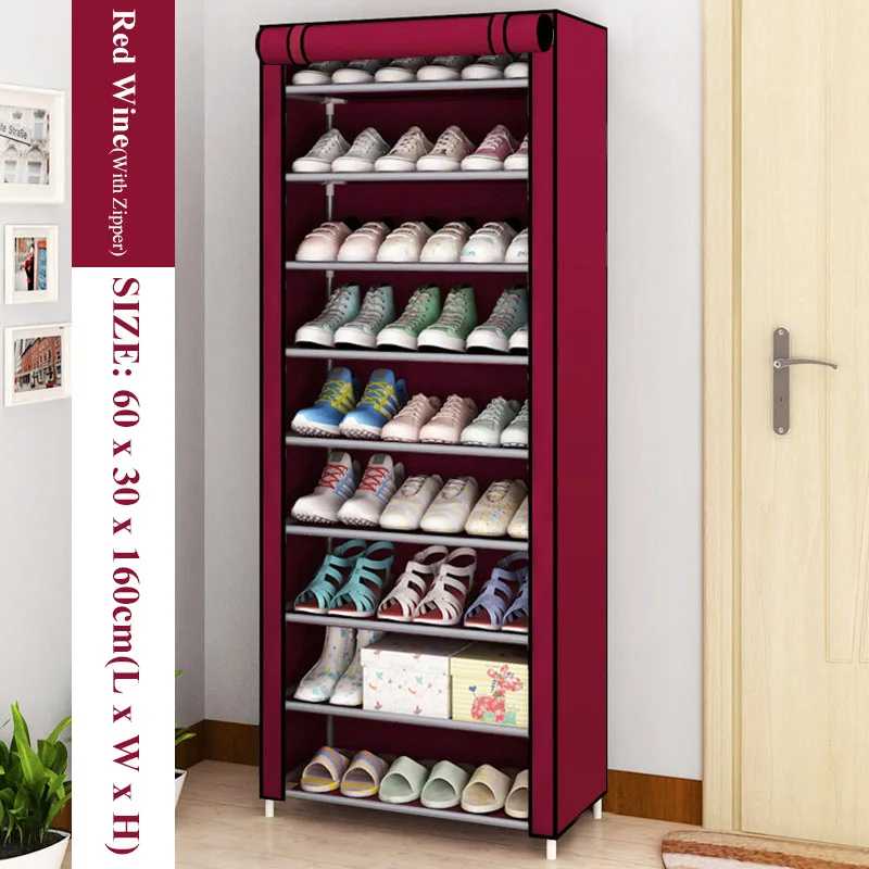 Simple Shoe Rack Non-Woven Dustproof Storage Shoe Cabinet Shoemaker Storage Bag Space Saving Shoe Storage
Simple Shoe Rack Non-Woven Dustproof Storage Shoe Cabinet Shoemaker Storage Bag Space Saving Shoe Storage