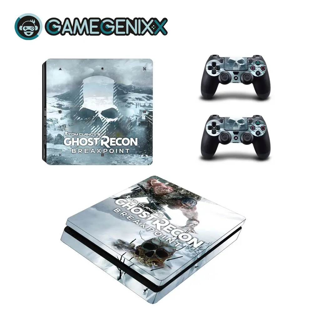 Наклейка GAMEGENIXX Skin Виниловая наклейка для консоли PS4 Slim и 2 контроллера