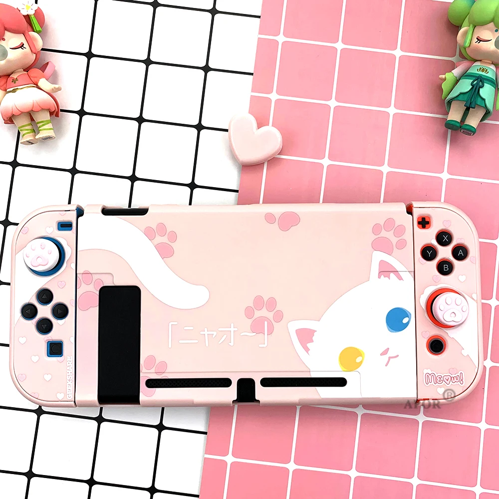 2021 New Soft PC Skin Case for Nintendo Switch Console & JoyCon Controller Protection Dockable Cute Pink Shell Cover Accessory
2021 New Soft PC Skin Case for Nintendo Switch Console & JoyCon Controller Protection Dockable Cute Pink Shell Cover Accessory