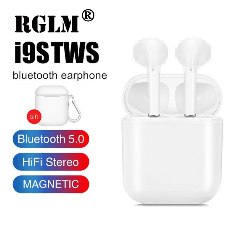 Беспроводные Bluetooth 5 0 наушники i9S TWS бинауральная фотогарнитура с зарядным боксом