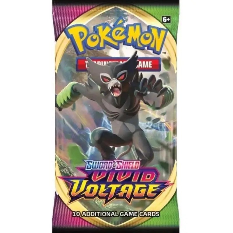 Fast Shipping 360pcs Pokemon Cards Sword and Shield Vivid Voltage Booster Box 36 Bags Sealed Trading Pikachu Card Game
Fast Shipping 360pcs Pokemon Cards Sword and Shield Vivid Voltage Booster Box 36 Bags Sealed Trading Pikachu Card Game