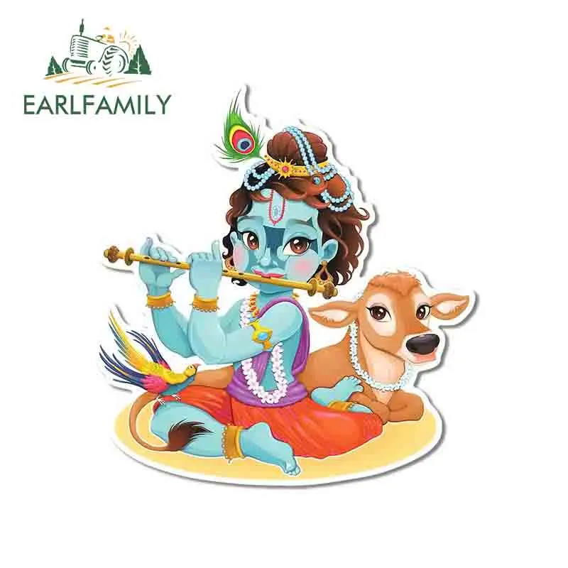 EARLFAMILY 13cm x 12.1cm for Lord Krishna Playing Flute Decal Bumper Window Car Stickers Anime Waterproof Windshield Decoration
EARLFAMILY 13cm x 12.1cm for Lord Krishna Playing Flute Decal Bumper Window Car Stickers Anime Waterproof Windshield Decoration