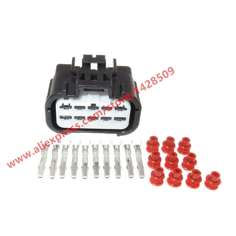5 комплектов, 10-контактный автомобильный водонепроницаемый герметичный разъем с клеммами и уплотнениями 
5 комплектов, 10-контактный автомобильный водонепроницаемый герметичный разъем с клеммами и уплотнениями