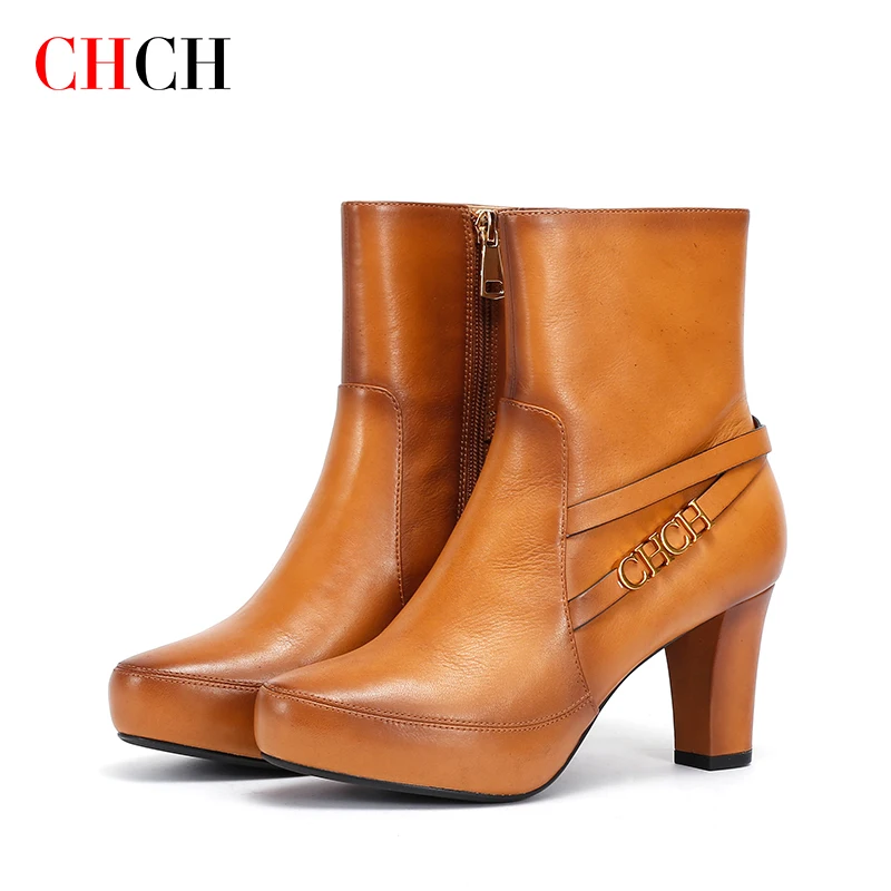 CHCH Ladies short boots Autumn women's boots Women's shoes 2021 Fashion High heel women's boots
CHCH Ladies short boots Autumn women's boots Women's shoes 2021 Fashion High heel women's boots