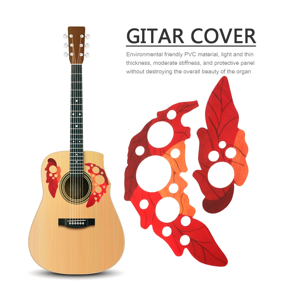 2-piece set of guitar pick guards, acoustic guitar self-adhesive pick guards, stickers, anti-scratch plate accessories
2-piece set of guitar pick guards, acoustic guitar self-adhesive pick guards, stickers, anti-scratch plate accessories