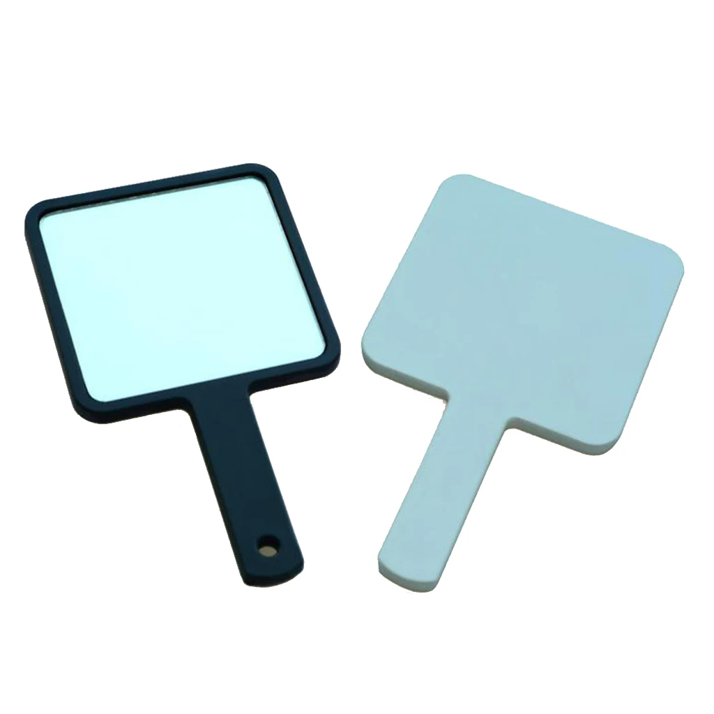 Ladies Modern Hand Held Square Mirror Makeup Dresser Gift 
Ladies Modern Hand Held Square Mirror Makeup Dresser Gift