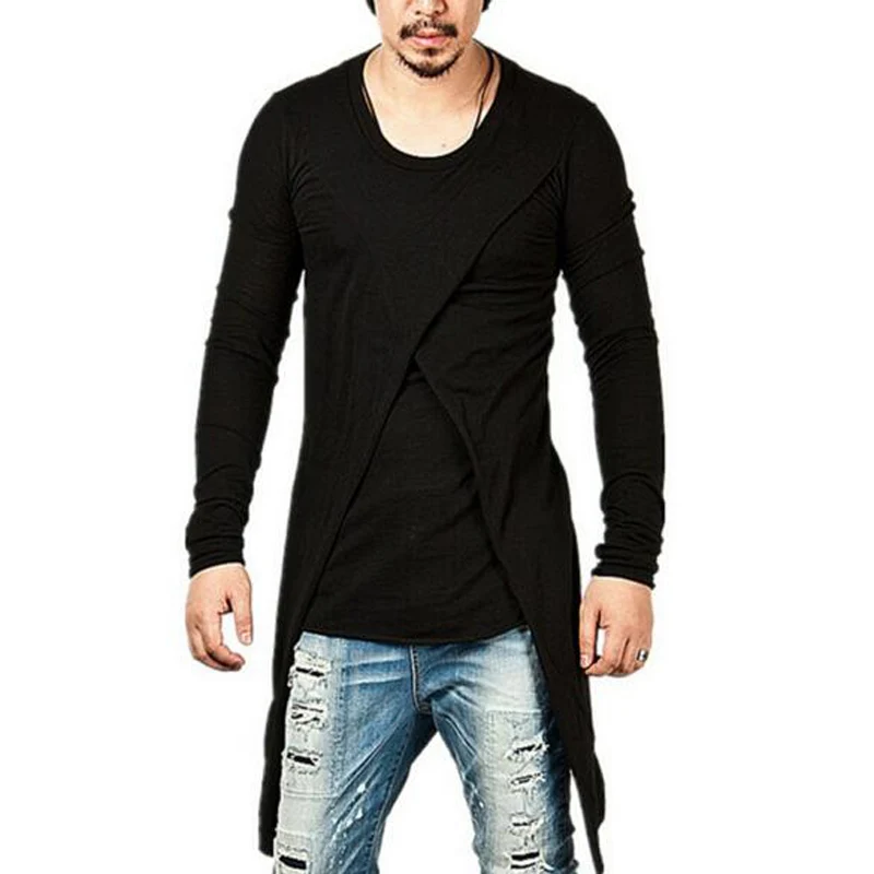 Men new long sleeve t shirt singer stage costume men gothic hip hop tee shirts street wear
Men new long sleeve t shirt singer stage costume men gothic hip hop tee shirts street wear