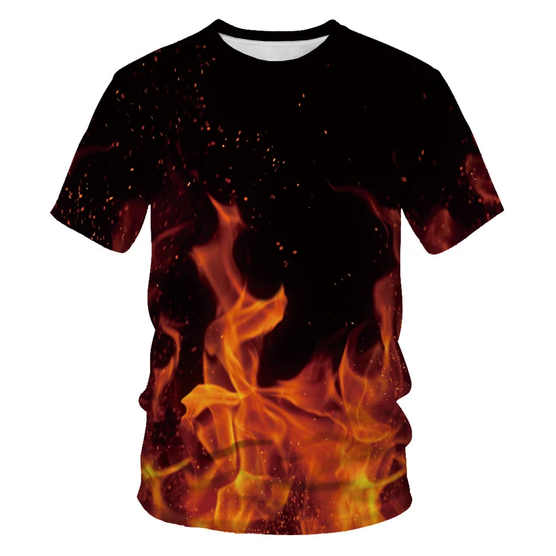 2021 New Flame Men's T-shirt Summer Fashion Short-sleeved 3D Round Neck Tops Smoke Element Shirt Trendy Men 3d T-shirt Hot Sale
2021 New Flame Men's T-shirt Summer Fashion Short-sleeved 3D Round Neck Tops Smoke Element Shirt Trendy Men 3d T-shirt Hot Sale