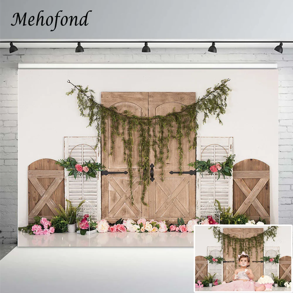 Mehofond Girl Smash Cake Background For Photography Pink Floral Wood Door Green Plants Baby Birthday Backdrop Photo Shoot Studio
Mehofond Girl Smash Cake Background For Photography Pink Floral Wood Door Green Plants Baby Birthday Backdrop Photo Shoot Studio