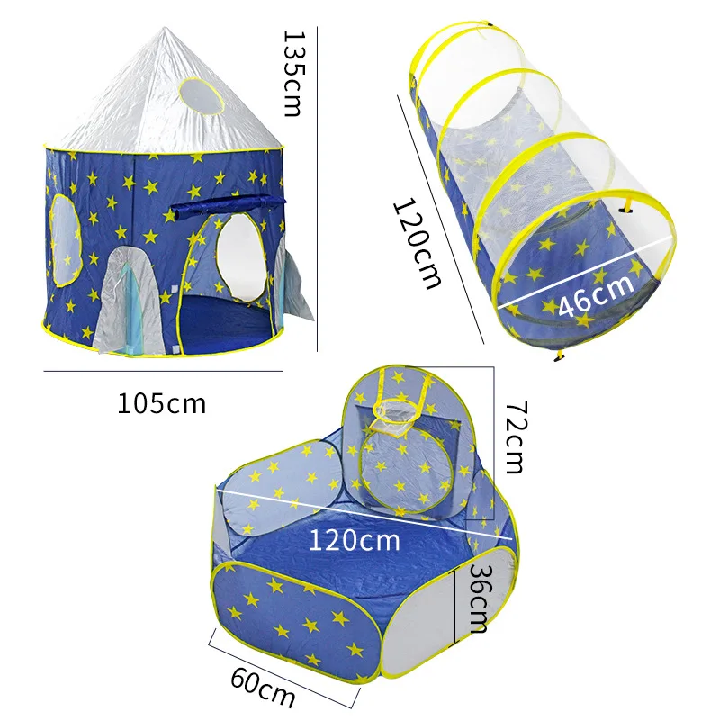Kids Tent Play House Tunnel Crawling Playhouse Castle Portable Children Ocean Ball Pool Pit Baby Folded Indoor Outdoor Game Toys
Kids Tent Play House Tunnel Crawling Playhouse Castle Portable Children Ocean Ball Pool Pit Baby Folded Indoor Outdoor Game Toys