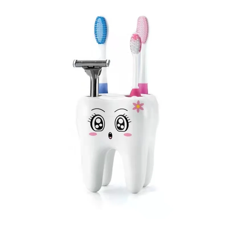 Creative Tooth Model Toothbrush Holder Set 4 Holes Toothbrush Holder Contact Brushing Educational Montessori Toys for Children 
Creative Tooth Model Toothbrush Holder Set 4 Holes Toothbrush Holder Contact Brushing Educational Montessori Toys for Children