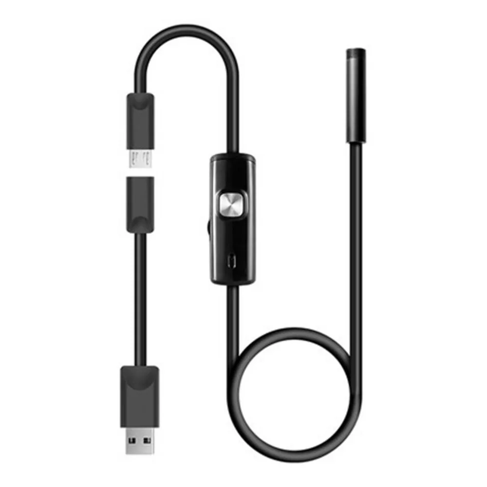 1 M 7mm Lens USB Cable Mini Rigid Inspection Camera Snake Tube Waterproof Endoscope Borescope with 6 LED for Android Phone
1 M 7mm Lens USB Cable Mini Rigid Inspection Camera Snake Tube Waterproof Endoscope Borescope with 6 LED for Android Phone
