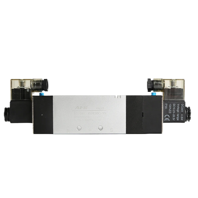 Электромагнитный клапан Airtac 4V430-15 трехпозиционный пятипозиционный электромагнитный клапан AC110V AC220V DC12V DC24V
Электромагнитный клапан Airtac 4V430-15 трехпозиционный пятипозиционный электромагнитный клапан AC110V AC220V DC12V DC24V