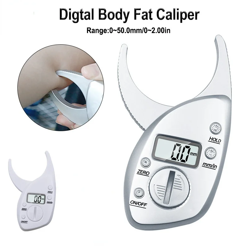 

1-2 Pcs /Package Electronic Body Fat Caliper Monitors Analyzer Digital Skinfold Measurement Tester Caliper Muscle Keep Slimming