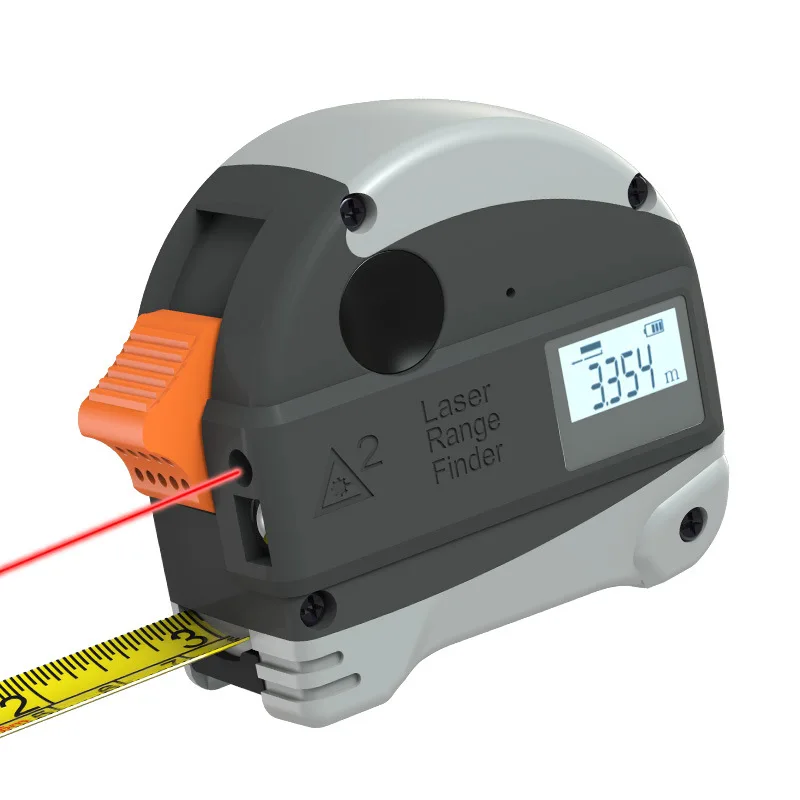 Laser tape measure 5m electronic ruler multifunctional infrared high-precision measurement 40m rangefinder
Laser tape measure 5m electronic ruler multifunctional infrared high-precision measurement 40m rangefinder
