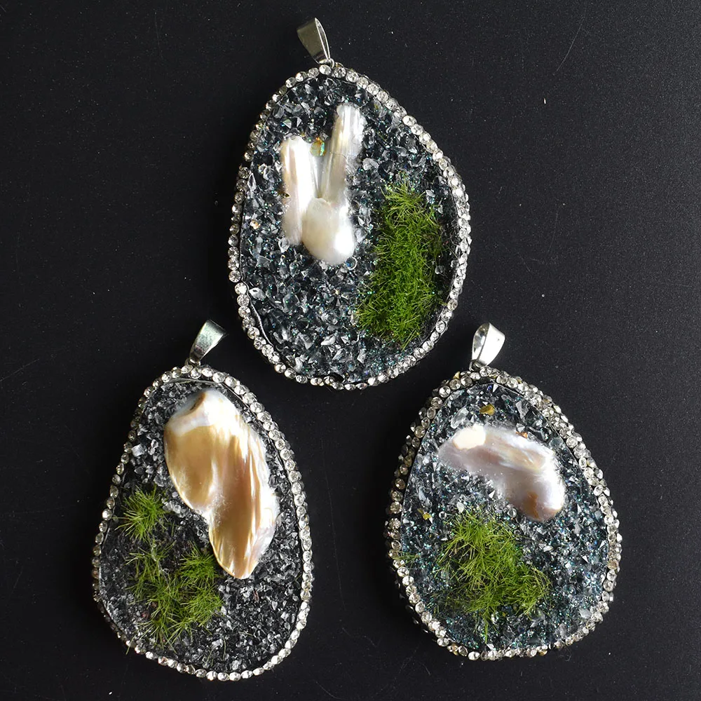 Wholesale 3pcs/lot good quality natural pearl crystal jewelry pendants used for necklace pendant jewelry free shipping
Wholesale 3pcs/lot good quality natural pearl crystal jewelry pendants used for necklace pendant jewelry free shipping