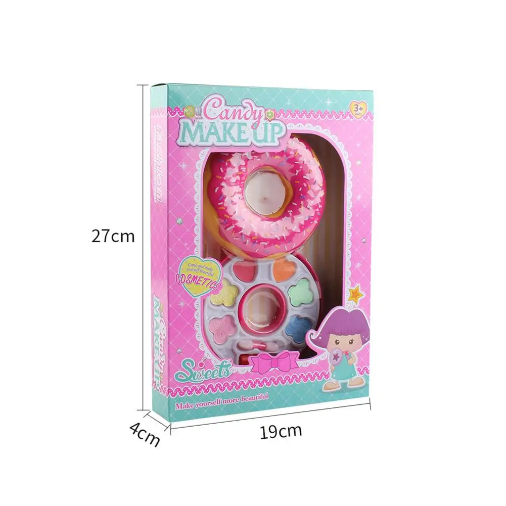 Новый косметический набор в форме пончика модный моющийся для макияжа с коробкой