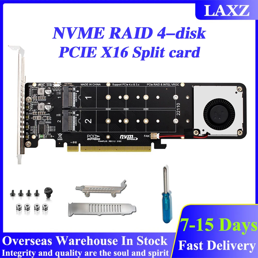 NVME RAID 4-disk PCIE X16 разделительная карта PH44PLUS PCIe на M.2 M-key NVMEx4 SSD RAID Array расширения карта передачи 2U серверный Райзер
NVME RAID 4-disk PCIE X16 разделительная карта PH44PLUS PCIe на M.2 M-key NVMEx4 SSD RAID Array расширения карта передачи 2U серверный Райзер