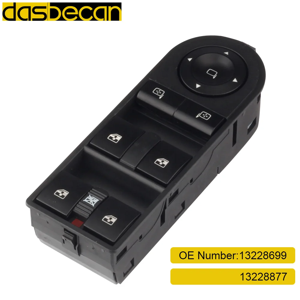 Dasbecan Auto Electric Power Window Control Switch Button For Opel Astra H Astra Vauxhall Zafira 2004-2015 13228699 13228877
Dasbecan Auto Electric Power Window Control Switch Button For Opel Astra H Astra Vauxhall Zafira 2004-2015 13228699 13228877