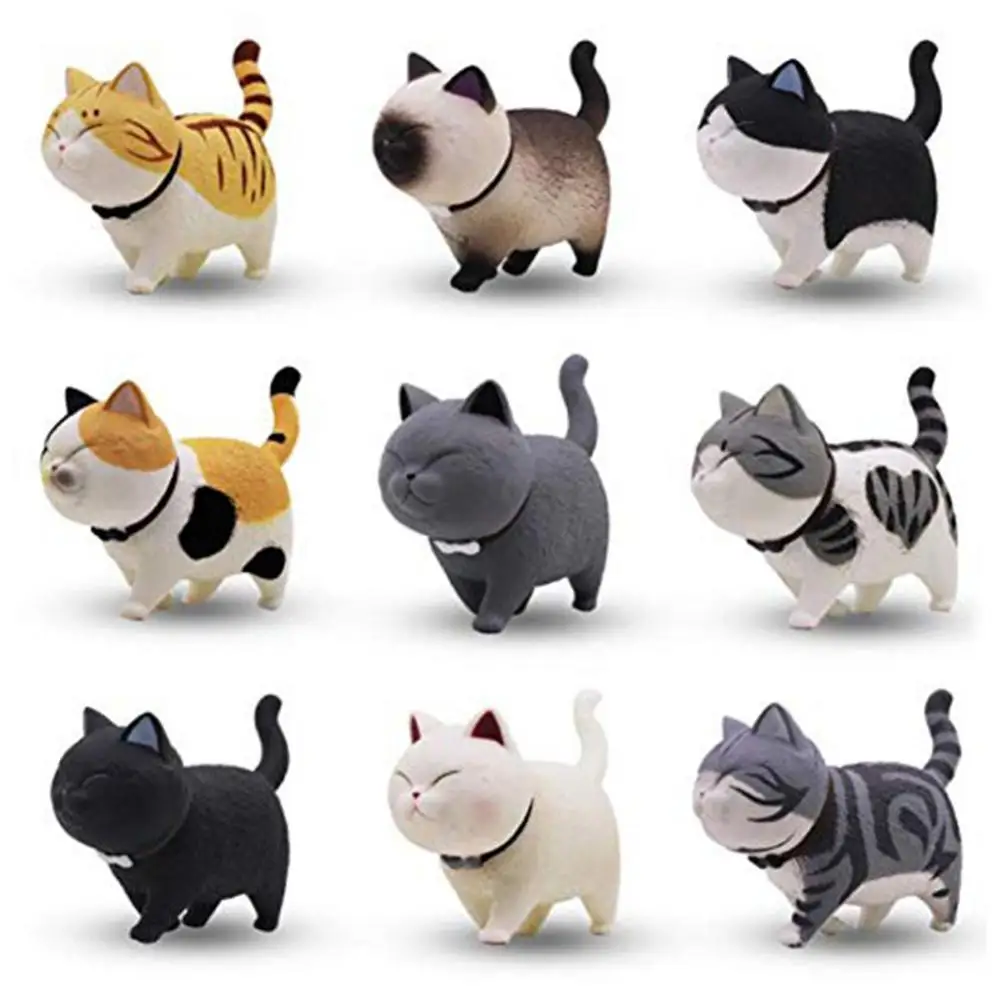 9Pcs Cute Rotary Cartoon Doll Cat Toy Desktop Ornament Cake Decor Kids Gift 
9Pcs Cute Rotary Cartoon Doll Cat Toy Desktop Ornament Cake Decor Kids Gift