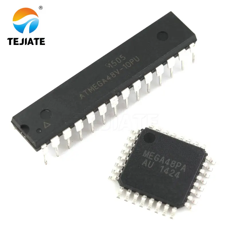 ATMEGA48PA-AU ATMEGA48 TQFP32 integrated circuit ATMEGA48V-10PU DIP 8-bit Microcontroller In-System Programmable Flash IC
ATMEGA48PA-AU ATMEGA48 TQFP32 integrated circuit ATMEGA48V-10PU DIP 8-bit Microcontroller In-System Programmable Flash IC