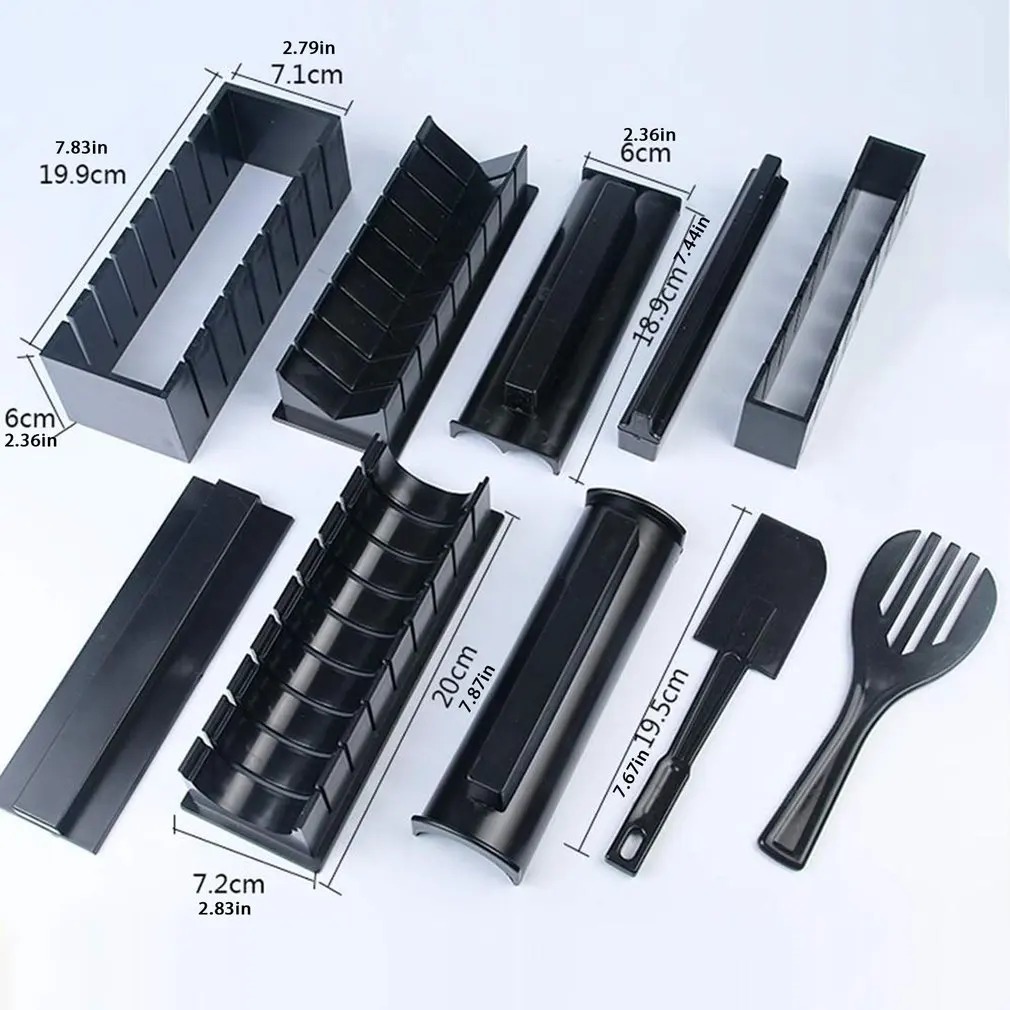 10 Pcs/Set DIY Sushi Making Kit Roll Sushi Maker Rice Roll Mold Kitchen Sushi Tools Japanese Sushi Cooking Tools Kitchen Tools
10 Pcs/Set DIY Sushi Making Kit Roll Sushi Maker Rice Roll Mold Kitchen Sushi Tools Japanese Sushi Cooking Tools Kitchen Tools
