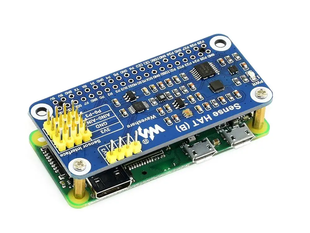 Плата Waveshare Sense HAT (B) для Raspberry Pi, встроенные несколько мощных датчиков, поддержка внешних датчиков
Плата Waveshare Sense HAT (B) для Raspberry Pi, встроенные несколько мощных датчиков, поддержка внешних датчиков