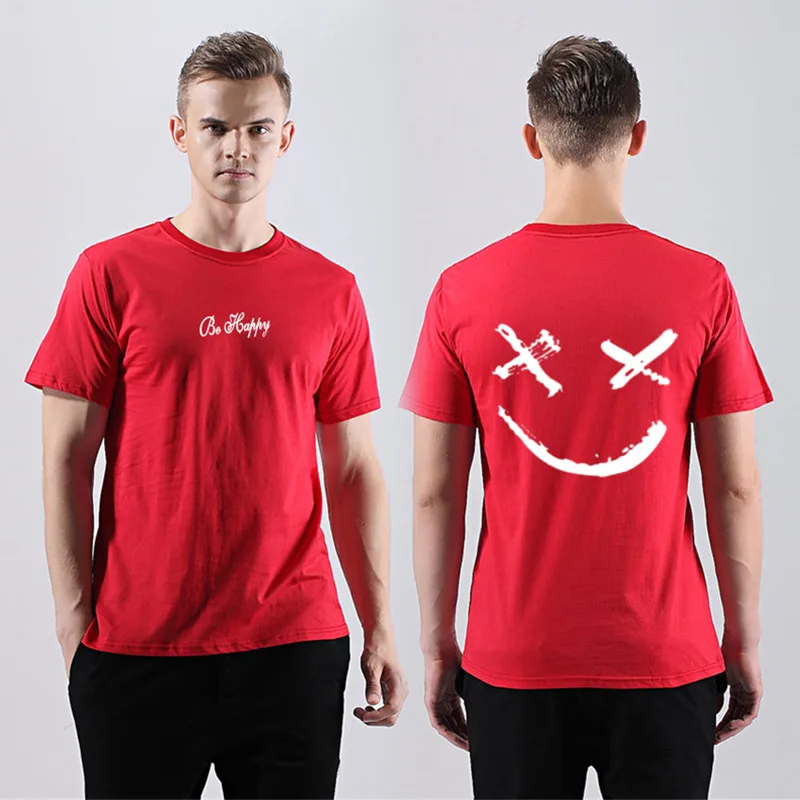 2021 new summer fitness short sleeve men's and women's smiling face cotton loose sports big round neck solid color top fashion
2021 new summer fitness short sleeve men's and women's smiling face cotton loose sports big round neck solid color top fashion