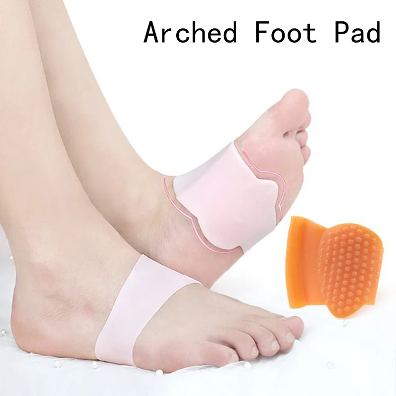 2pc Anti-slip Foot Care Silicone Forefoot Metatarsal Pads Pain Relief Orthotics Foot Massage Protector High Heel Elastic Cushion
2pc Anti-slip Foot Care Silicone Forefoot Metatarsal Pads Pain Relief Orthotics Foot Massage Protector High Heel Elastic Cushion