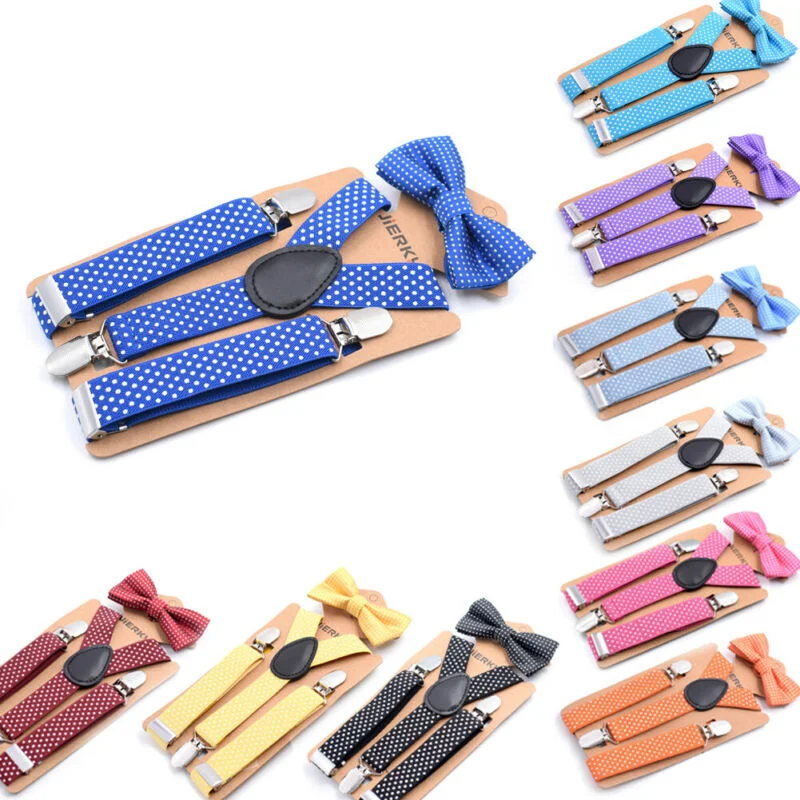 Fashion Dot Suspender and Bow Tie Set for Baby Toddler Kids Boys Girls Children
Fashion Dot Suspender and Bow Tie Set for Baby Toddler Kids Boys Girls Children