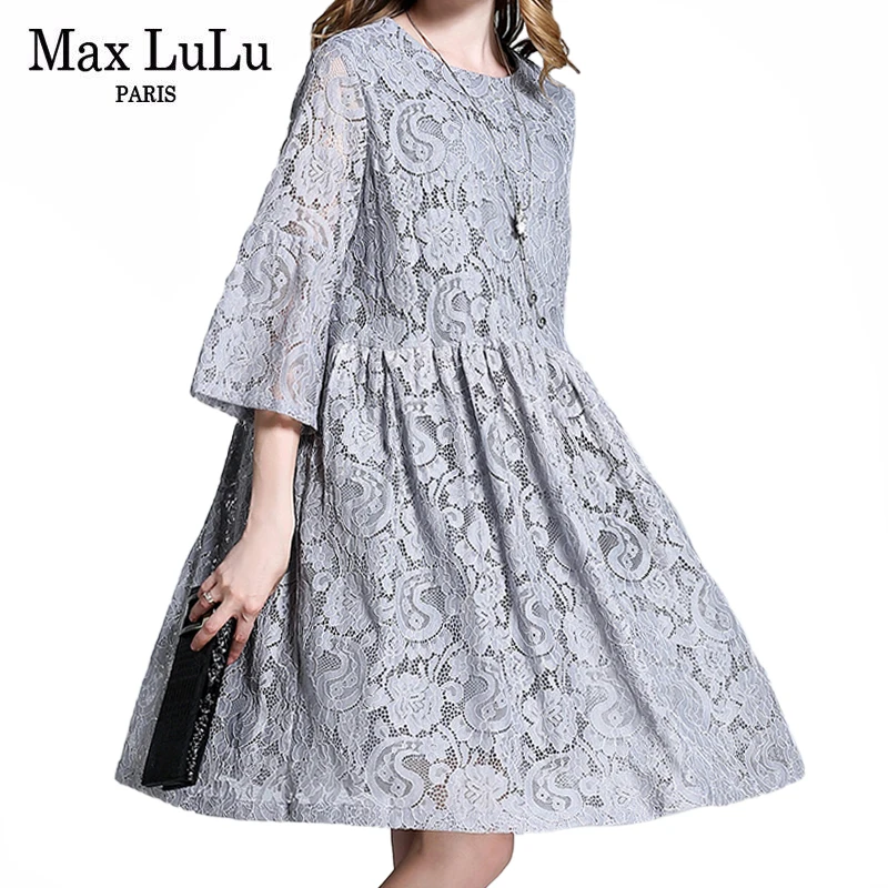 Женское кружевное платье Max LuLu, серое свободное платье в европейском стиле с круглым вырезом, элегантное винтажное платье в стиле Харадзюку,...
Женское кружевное платье Max LuLu, серое свободное платье в европейском стиле с круглым вырезом, элегантное винтажное платье в стиле Харадзюку,...