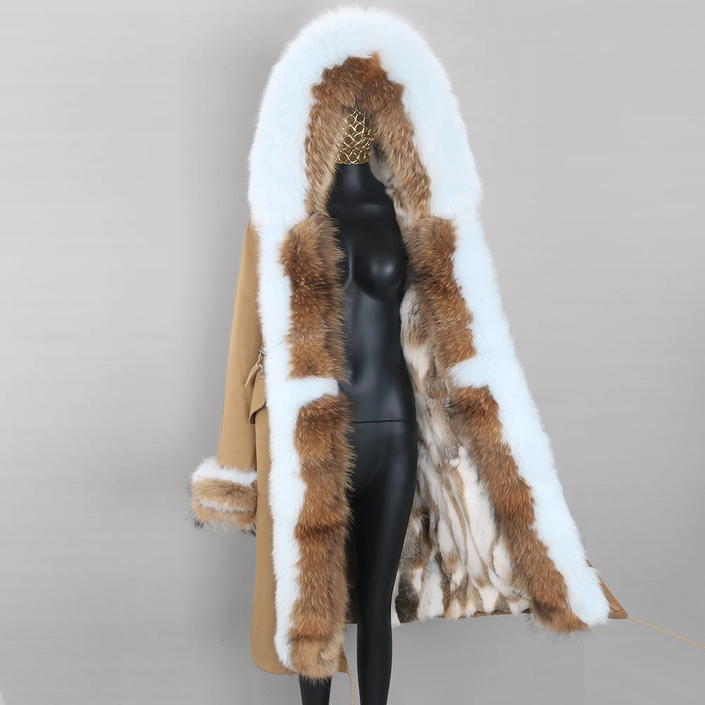 2021 Winter Jacket Women Real Fur Coat Waterproof Natural Real Raccoon Fur Collar Hooded X-Long Warm Parka Big Fur Detachabl
2021 Winter Jacket Women Real Fur Coat Waterproof Natural Real Raccoon Fur Collar Hooded X-Long Warm Parka Big Fur Detachabl