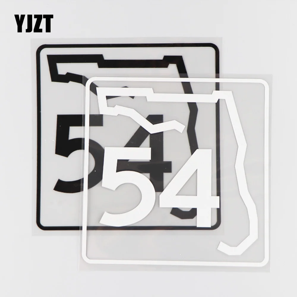 YJZT 14.5×14.7CM 54 National Highway 54 USA Car Sticker Vinyl Decal Cartoon Word Black/Silver 4C-0257
YJZT 14.5×14.7CM 54 National Highway 54 USA Car Sticker Vinyl Decal Cartoon Word Black/Silver 4C-0257