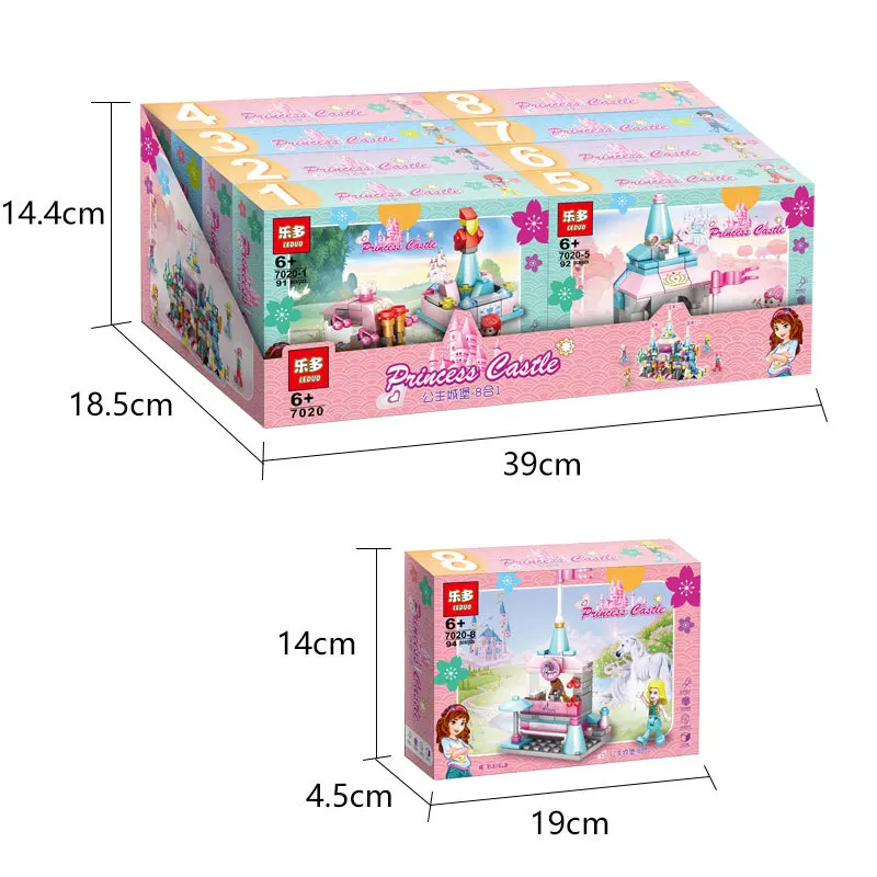 8 in 1 New Assemble Building Blocks toy The girl Princess castle diy kids Model Building Block Toys Gifts
8 in 1 New Assemble Building Blocks toy The girl Princess castle diy kids Model Building Block Toys Gifts