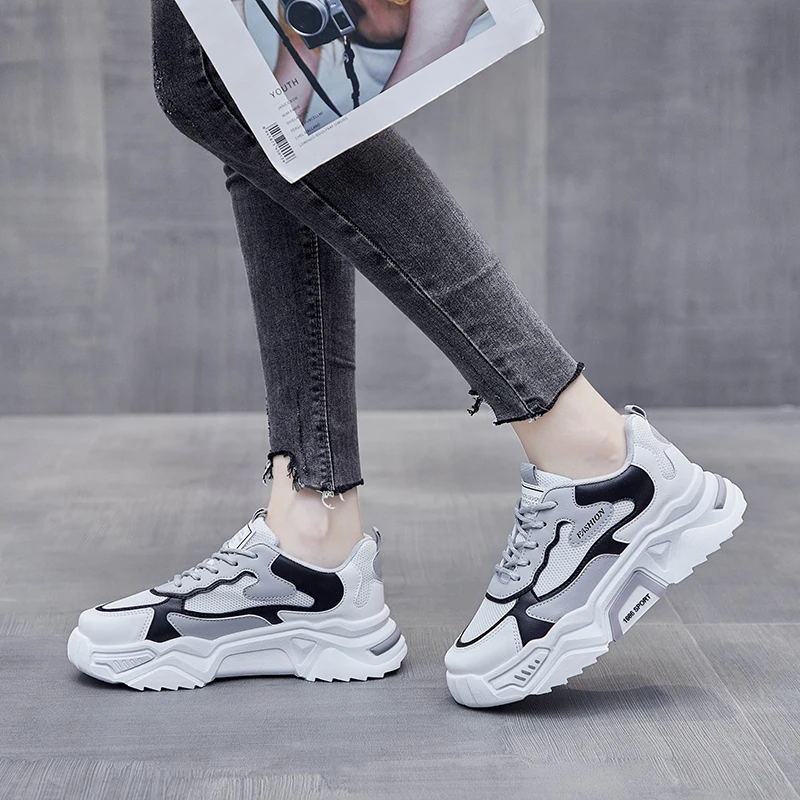 2021 Fashion Ladies Shoes Breathable Soft Sports Shoes Women Comfortable Lightweight Thick Sole High Quality Design Shoes Women
2021 Fashion Ladies Shoes Breathable Soft Sports Shoes Women Comfortable Lightweight Thick Sole High Quality Design Shoes Women