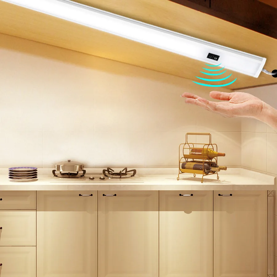 30 40 50cm LED Under Cabinet Hand Sweep Switch Night Lights Kitchen Light Bedroom Wardrobe Closet LED Bar Light Indoor Home Lamp
30 40 50cm LED Under Cabinet Hand Sweep Switch Night Lights Kitchen Light Bedroom Wardrobe Closet LED Bar Light Indoor Home Lamp
