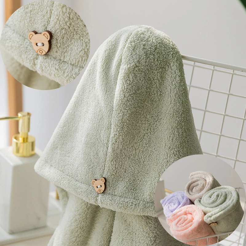 Cute Soft Microfiber Towel Strong Water Absorption Rapid Fast Drying Hair Towel Turban Hair Dry Cap Quick-dry Hair Towel Cap Hat
Cute Soft Microfiber Towel Strong Water Absorption Rapid Fast Drying Hair Towel Turban Hair Dry Cap Quick-dry Hair Towel Cap Hat