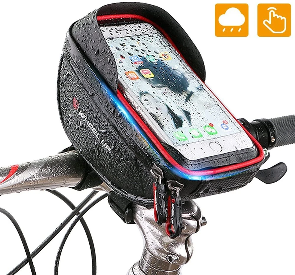 Bicycle phone installation bag, waterproof front frame, top pipe handle bag, touch screen mobile phone case, bicycle storage bag
Bicycle phone installation bag, waterproof front frame, top pipe handle bag, touch screen mobile phone case, bicycle storage bag