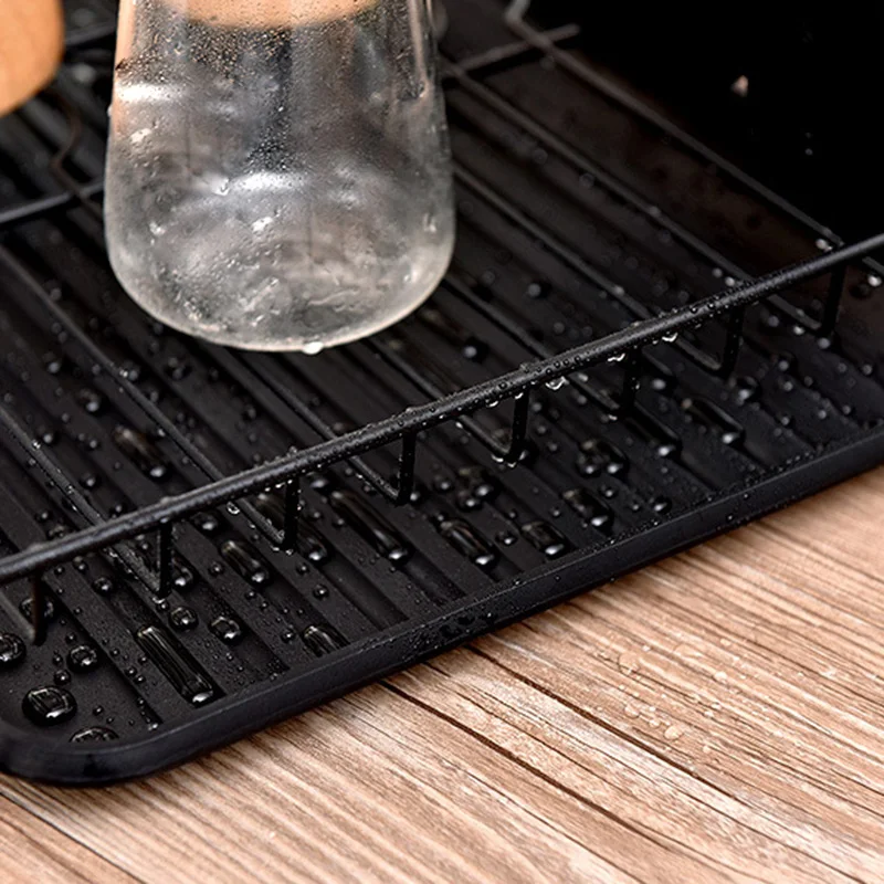 Double Rows Stainless Steel Dishes Drying Rack With Drain Board For Kitchen Counter Dishes Rack With Utensil Holder New
Double Rows Stainless Steel Dishes Drying Rack With Drain Board For Kitchen Counter Dishes Rack With Utensil Holder New