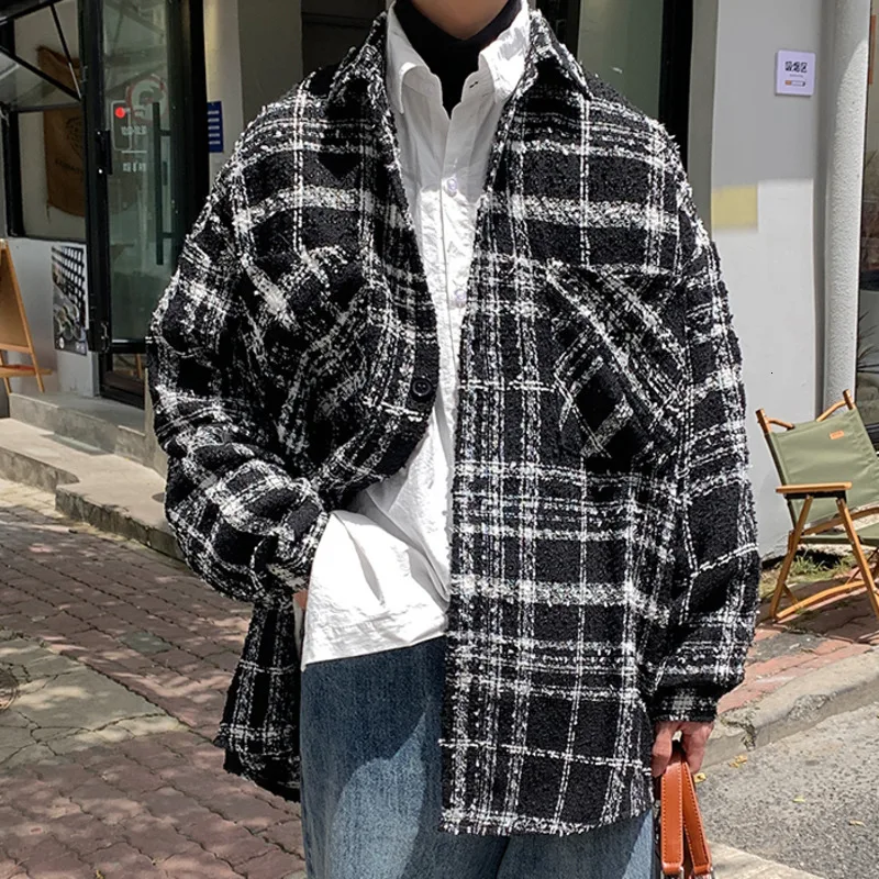 Neploha Fashion Plaid Men's Jackets Coats Streetwear Casual Men Jackets Shirts Korean Style Loose Men Vintage Tops Men Clothing
Neploha Fashion Plaid Men's Jackets Coats Streetwear Casual Men Jackets Shirts Korean Style Loose Men Vintage Tops Men Clothing